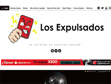 Tablet Screenshot of losexpulsados.com.mx